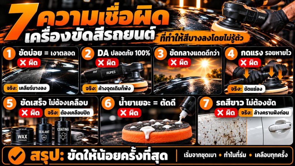 เครื่องขัดสีรถยนต์ เครื่องขัดสีรถยนต์
